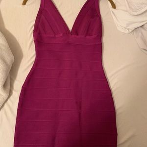Purple Bandage dress